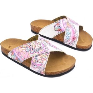 GOBY - Shell - Slippers - Sandalen -Hoge kwaliteit - Handmade - Maat 37