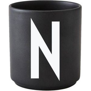 Design Letters Beker Zwart - N