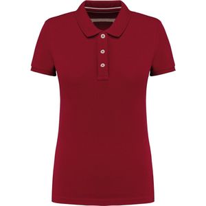 Kariban Vintage damespolo met korte mouwen KV2207 - Vintage Dark Red - XL