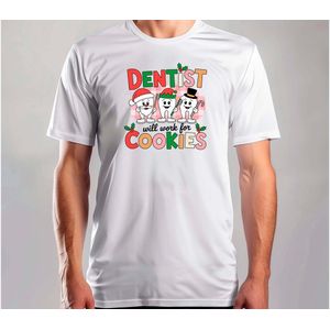 Mistletoe & Molars - T Shirt - MerryChristmas - ChristmasVibes - Funny - Sarcasm - VrolijkKerstfeest - Kerstmis - Grappig - Sarcasme - Dentist - Tandarts