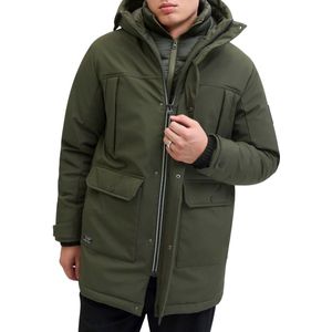 Jack & Jones - Jjfinn Softshell Parka - Donkergroen - Winterjas