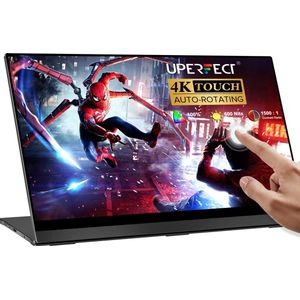 UPERFECT Unify S 15.6"" 4K Draagbare monitor Touchscreen Portable Monitor | 100% Adobe RGB | 360° Gravity Sensor | VESA Mount | Dual Speakers | Plug & Play