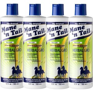 Mane ‘N Tail - Conditioner Herbal Gro – 4 pak – Voedend – Natuurlijke kruiden