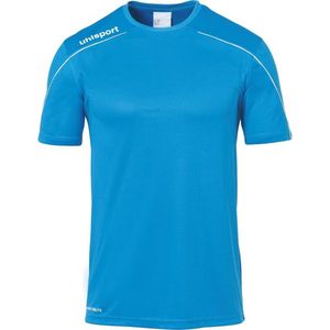 Uhlsport Stream 22 Shirt Korte Mouw Cyaan-Wit Maat XL