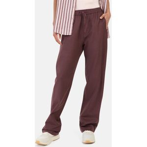camel active Broek met relaxed fit van een linnenmix - Maat womenswear-30/30 - Rood