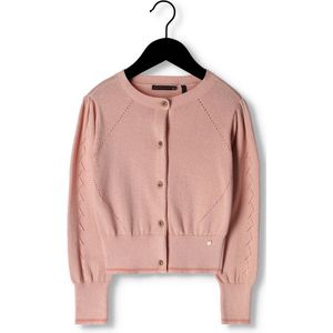 Nono Alia Knitted Cardigan Truien & Vesten Meisjes - Sweater - Hoodie - Vest- Roze - Maat 122/128