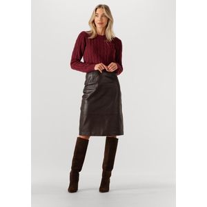 Copenhagen Muse - Cmbaron-Skirt - Leren Rok - Bruin - Dames