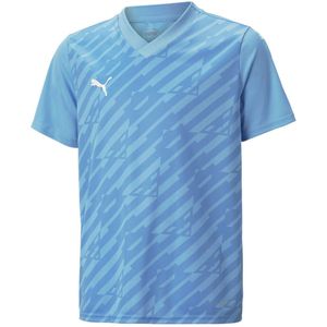 PUMA - V-hals Sportshirt - Herhaald Grafisch Patroon - Normale Pasvorm
