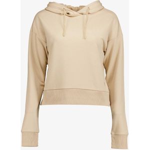 Osaga cropped dames hoodie beige - Maat XL
