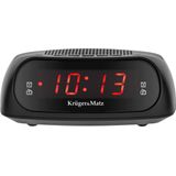 Krüger & Matz - FM/AM Wekkerradio - Zwart - Kunststof