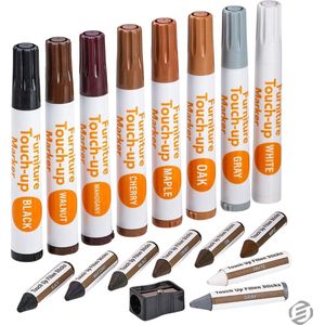 Equivera Laminaat Reparatieset - Laminaat Repareren - Meubel Reparatie - Meubel Reparatieset - Laminaatstift - Laminaat Stift - Laminaat Stiftje Reparatie
