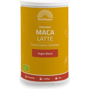 Mattisson - Biologische Maca Latte - Cacao & Ceylon kaneel - 160 g