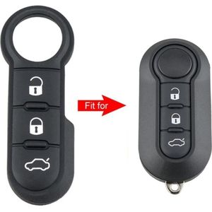 Autosleutel rubber pad 3 knoppen geschikt voor Fiat sleutel / 500 / Punto / Ducato / Panda / Lancia Ypsilon / Peugeot Boxer / Citroen Jumper / Iveco Daily / fiat sleutel behuizing rubber knoppen.