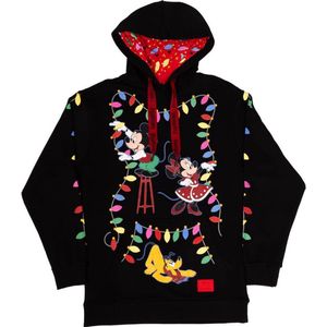 Loungefly - Mickey's Oplichtende Decoraties - Sweatshirt - Zwart - French Terry Stof