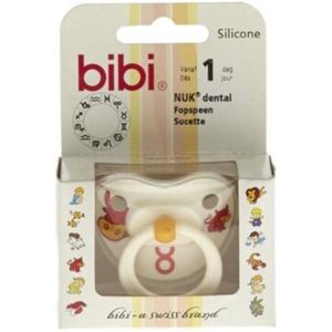Bibi Happiness - Fopspeen Stier - 6+ maanden - Speen kinderen - Unisex speen - Speen voor jongetjes en meisjes