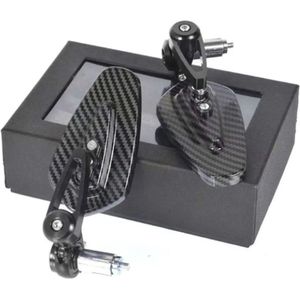 Bar end spiegels carbon fiber scooter motor
