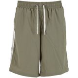 Urban Classics - Board Shorts With Patched Stripe - Zwembroek - Olijf