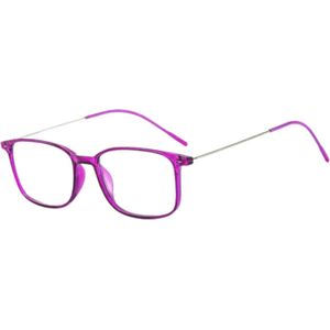 XYZ Eyewear Leesbril Paars +3.00 - Dames - Heren - Leesbrillen - Trendy - Lees bril - Leesbril met sterkte - Voordeel - Met sterkte +3.00