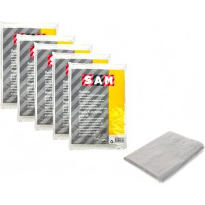 Sam - Vloerfolie/Afdekfolie - 4 x 4 meter - Voordeelverpakking 5 stuks