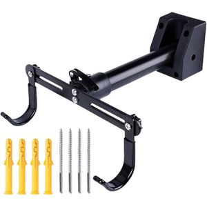 Ophanghaken - Handdoekhaakjes - Wandmount Fietsenhouder, Horizontale Binnen Fietsenhouder, 360° Instelbare Opslagorganiseur, Geschikt voor Garage, Werkplaats en Tuin