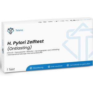 H. Pylori Zelftest voor Maagbacterie - Betrouwbare Helicobacter Pylori test Thuistest voor Snel Resultaat - Telano