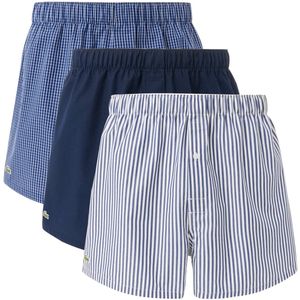 LACOSTE - Boxershorts - Blauw - Set van 3 - Katoen