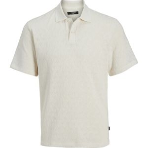 Polo - Jacquard - Korte Mouwen - 50% Katoen, 50% Polyester