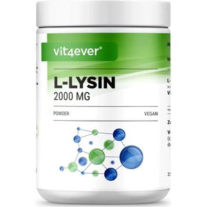 Vit4ever - L-Lysin HCL Poeder - 500 g - Vegan - Met Vitamine B6