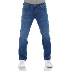 Mustang Heren Jeans Broeken Tramper regular/straight Fit Blauw Volwassenen Denim Jeansbroek