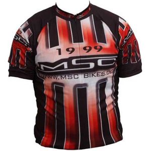 Msc Korte Mouw Wielertrui Rood XL Man
