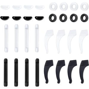 Antislip Brillenaccessoires Set met Neuspads en Oorkussens, 16 Paar