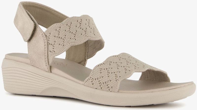 Skechers - Arya - Sandalen - Zwart - Microvezel - Klittenband