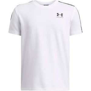 Under Armour - Sportstyle Taped T-shirt - Katoenmix - Zwart