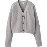 Jonen - Gilet - Kort - Meisjes - V-hals - Knoopsluiting - Ribgebreide Stof