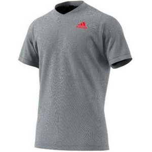 Adidas Freelift Primeblue Korte Mouw Poloshirt Grijs XL Man