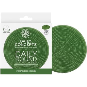 Daily Concepts Daily Round Silicone Scrubber | Exfoliërende & Ontspannende Huidreiniger | Voor Bad & Douche