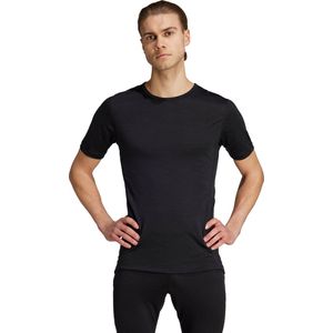 adidas TERREX XPERIOR MERINO 150 BASISLAAG MET KORTE MOUWEN - Heren - Zwart- XS