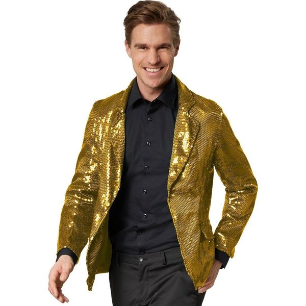 Pailletten jas goud voor heren - Cadeaus & gadgets kopen | o.a. & feestkleding | beslist.nl