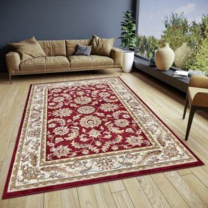 Flycarpets Klassiek Vloerkleed - Reni - Rood / Crème - 160x235 cm