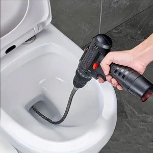 Uitschuifbare Elektrische Afvoer Ontstopper Boor - Rioolontstopper - Gootsteenontstopper - Afvoerontstopper - Duurzaam en Ruimtebesparend