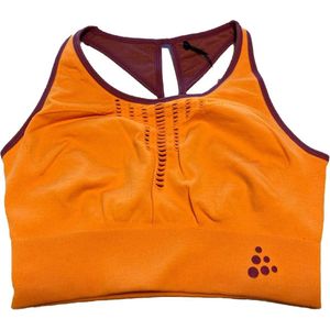 Craft - Fuseknit Low Impact Bra - Sportbeha - Dames - Oranje - Maat M