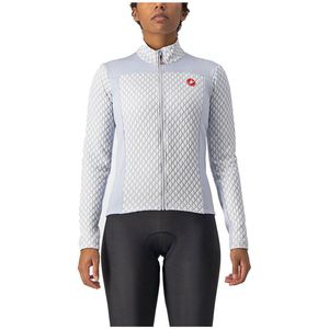 Castelli Sfida Fz Trui Met Lange Mouwen Wit L Vrouw