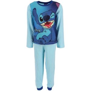 Disney - Lilo & Stitch Pyjama - Koningsblauw - 100% Katoen. Maat 116 cm / 6 jaar