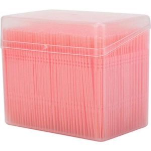 Dubbele kop kunststof tandenstokers met dispenser voor effectieve mondverzorging en eenvoudige tandenreiniging, ideaal voor dagelijks gebruik en frisse adem