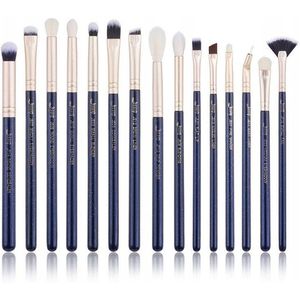 Jessup Galaxy T477: 15 Penseel Set Blauw/Goud voor Oogmake-up