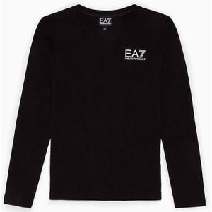 Ea7 Emporio Armani 8nbt52_bj02z T-shirt Met Lange Mouwen Zwart 14 Years Jongen