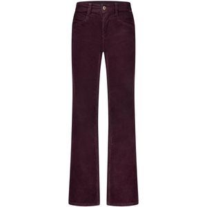 Red Button Broek Bibette 10w Cord Srb4579 Aubergine Dames Maat - W34 X L32