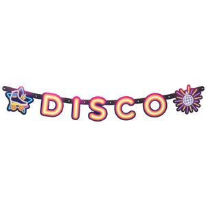 Boland - Letterslinger 'DISCO' - Glitter & Glamour - 80s - Feestversiering