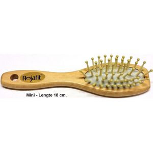 Rojafit Pneumatische Haarborstel  – Echt hout – 18 cm.