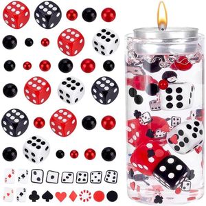 Casino Vaas Vuller Kralen - Acryl Dobbelstenen en Polymeer Klei - 1000+ Stuks